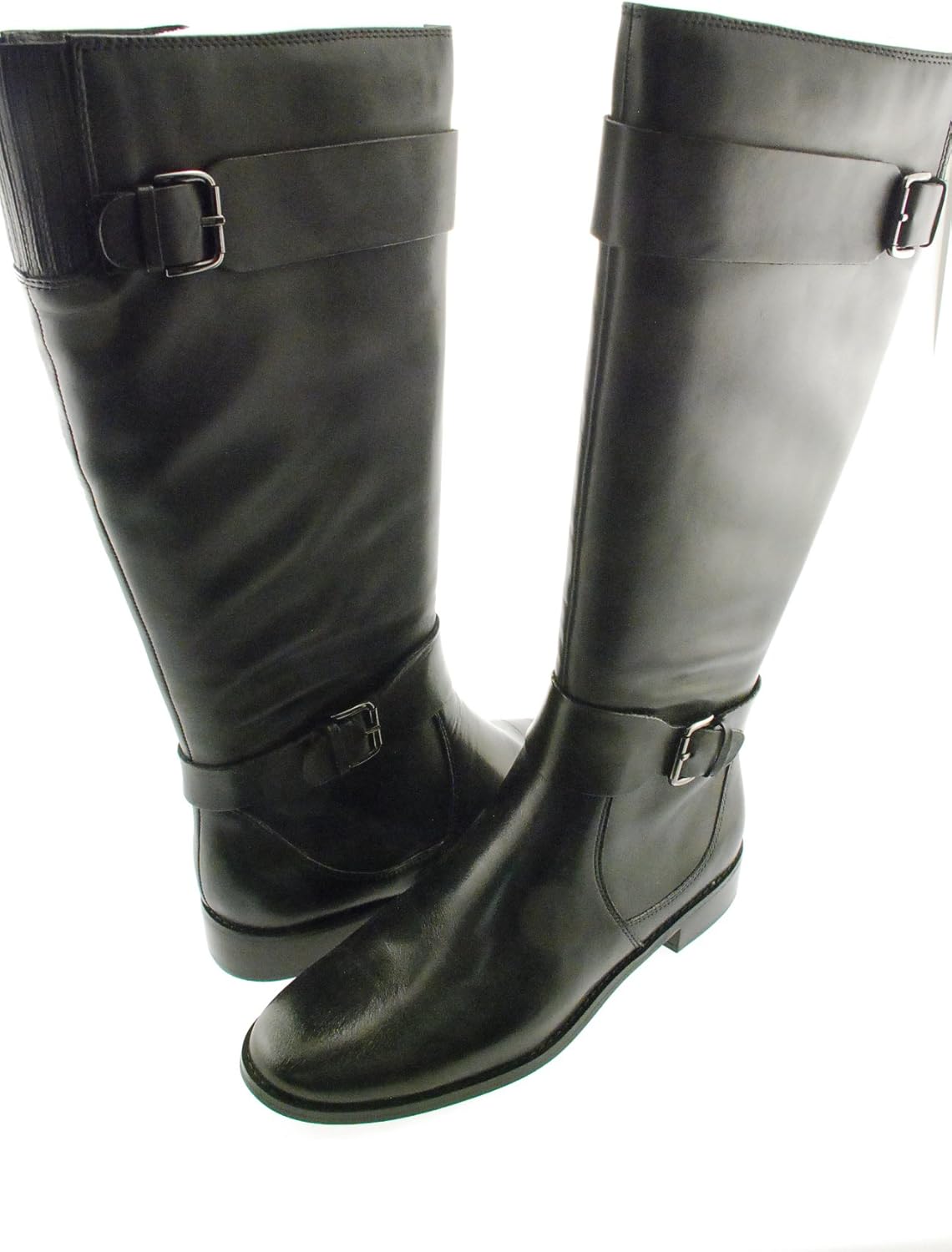 womens black riding boots size 10