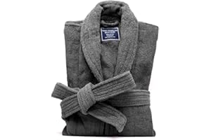 Marquess All-Cotton Bathrobe Thick Plush Cloth Housecoat Terry Toweling, Sweat Steaming Clothes Comfortable & Warm