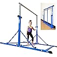 Marfula Gymnastic Bar For Kids and Teenage Ages 3-25, 5 FT / 6 FT Base Length, 5 FT / 6 FT Height, Gymnastic Kip Bar Horizont