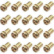 Uxcell M2.5 X 6mm Carbon Steel Phillips Pan Head Machine Screws Bolts
