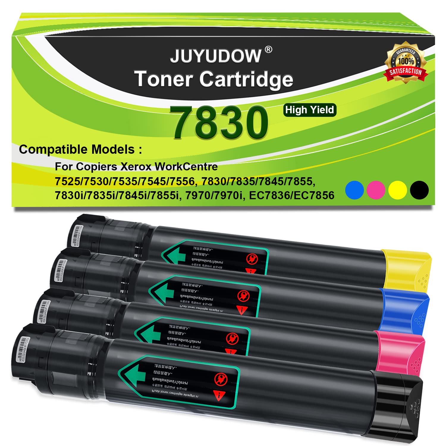 Juyudow Toner Cartridge Replacement for Xerox