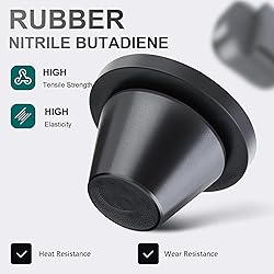 MoKitDora 6PCS Rubber Side Cover Grommets