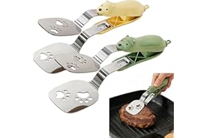 2Pcs Kitchen Tongs Stainless Steel, Home and Kitchen Essentials Gadgets Utensil Accessories Tools for Cooking Toasting Servin