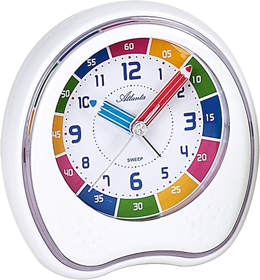 Atlanta Fußball-Wecker Für Kinder - Leiser Quartz-Wecker Ohne Tickgeräusch