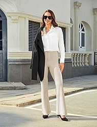 DLOODA Womens Bootcut Dress Pants Business Casual