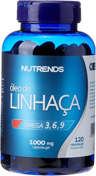 Óleo de Linhaça 1000mg 120 cápsulas, Nutrends