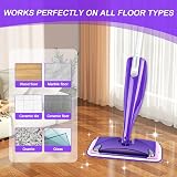 Vilida 8 Pack Microfibre Mop Refill Pads for Flash Power Mop Wet Dry view 6