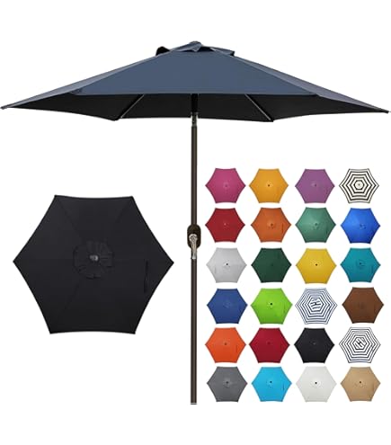 custom metal patio umbrella California Patio Umbrella Custom Venture Series 11 Foot Octagon Market  Aluminum Patio Umbrella with Pulley Lift System | ALTO118-NONSTOCK