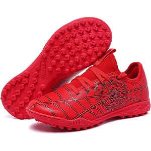 Up run Kids Soccer Cleats Boys Girls Football Cleats Youth Low-Top for Little/Big Professional Athletic Outdoor Football Shoe