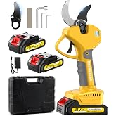 Electric Pruning Shears Cordless Pruner Shears Brushless 2.6 Inch Opening Size with 2 * 2Ah Battery Pruning Shears Garden Tool for Tree Trimming, Branch Cutter