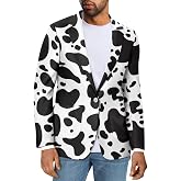 Suhoaziia Men's Casual Blazer Business One Button Lapel Men Suit Jacket with Pockets Long Sleeve Sport Coat Regular Fit