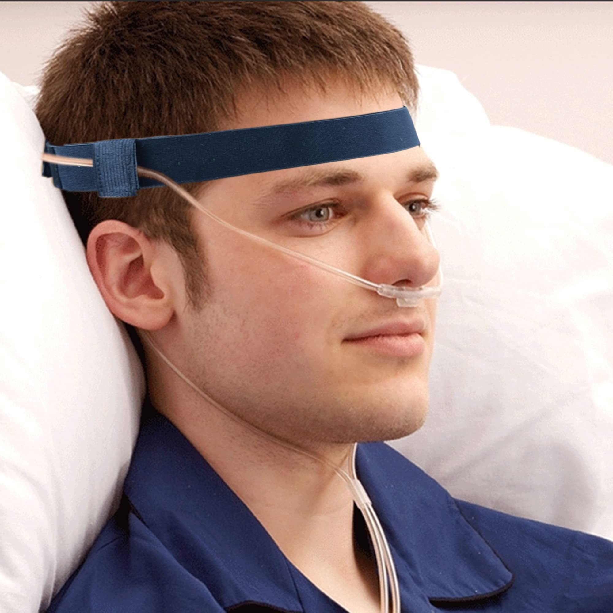 Comfortable Nasal Oxygen Cannula Ear Protector Cannula Headband for Oxygen Users to Prevent Ear Soreness