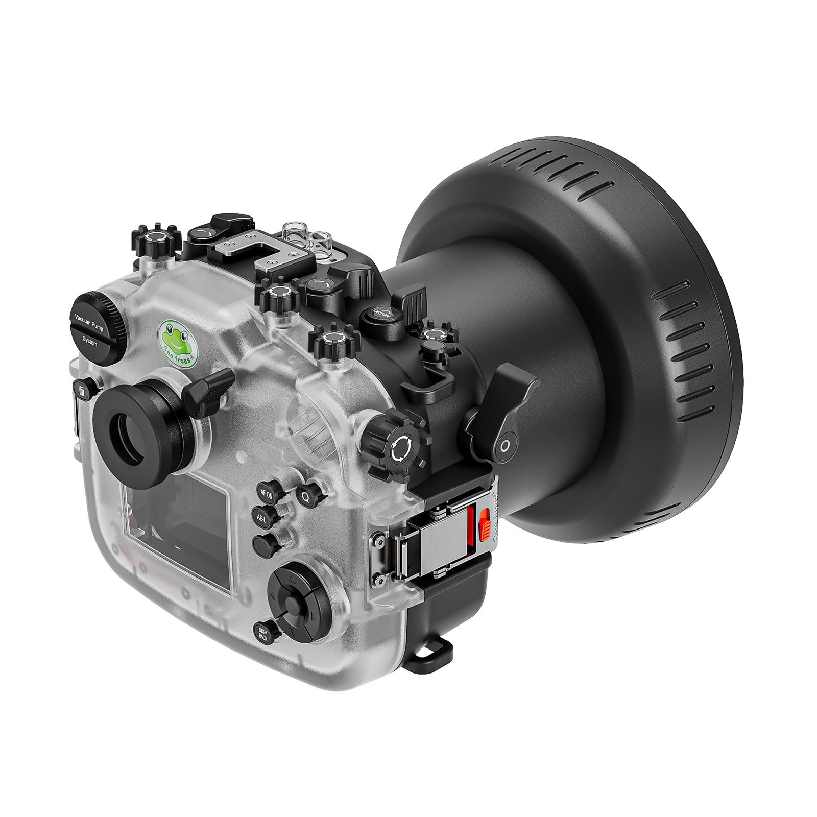 Seafrogs Underwater Housing for Fuji XT5 [40M/130FT] Waterproof Diving Camera Case for Fujifilm xt5 with PL Long Port for XF 16-80mm f/4 R, XF 18-55mm f/2.8-4 R, XF 16-55mm f/2.8 Lens
