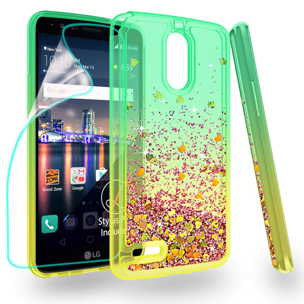 Best lg stylo 3 silicone cases green