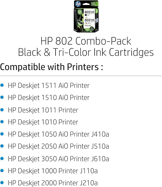 hp 802 cartridge combo