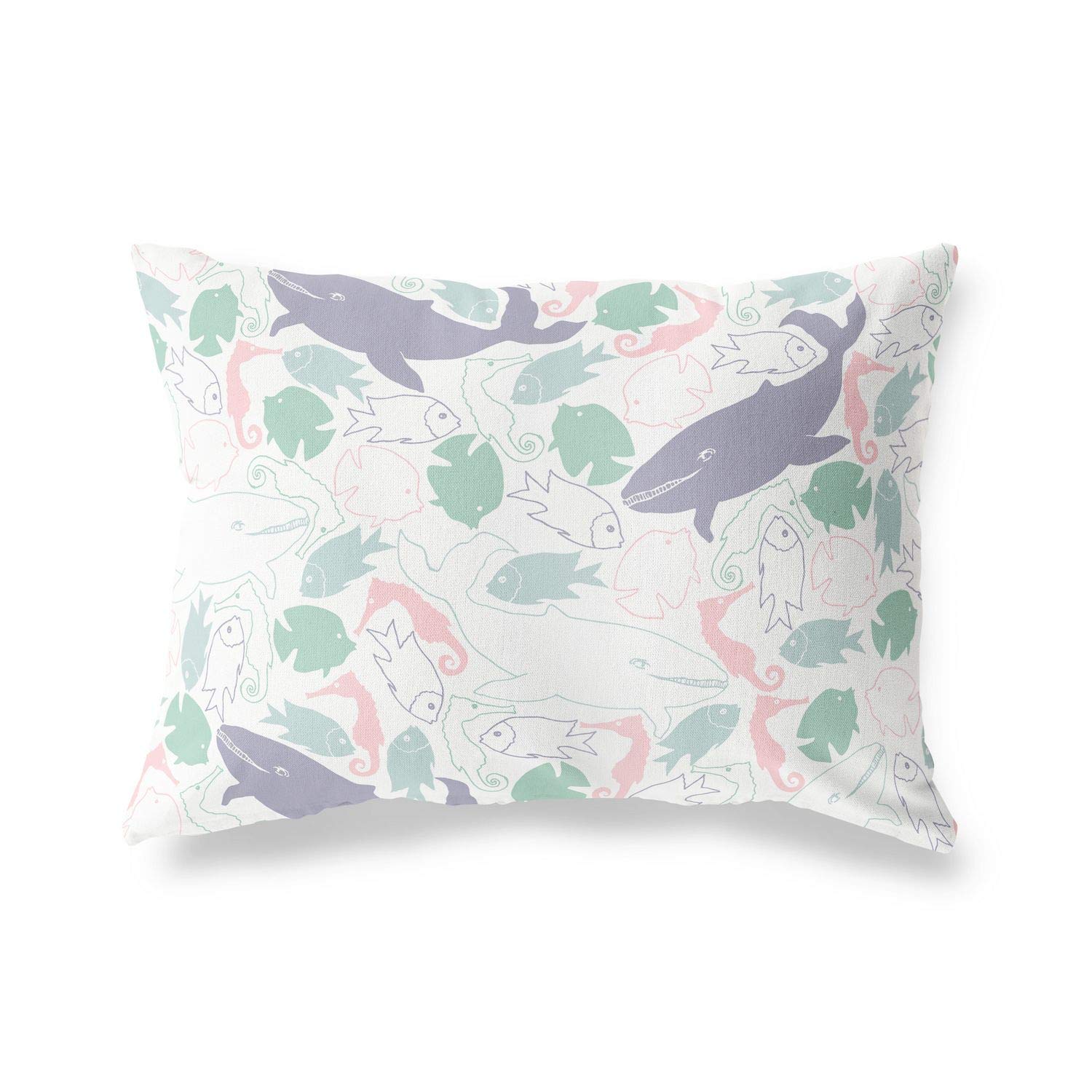 BonaMaison Decorative Cushion Cover, Random Pattern Throw Pillow Covers, Home Decorative Pillowcases for Livingroom, Sofa, Bedroom, Size: 45X60 Cm - Designed and Manufactured in Turkey