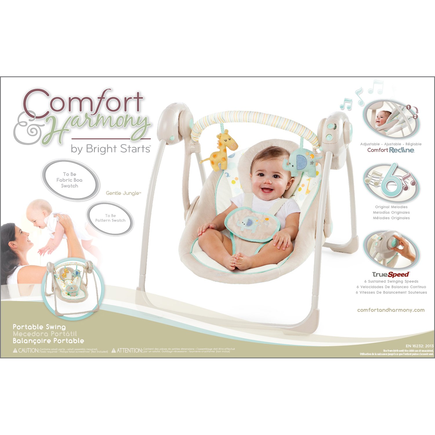 comfort & harmony portable swing swings