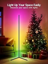 Tyute LED Floor Lamp RGB Corner Lamp with App Remote Music Sync 150cm view 5