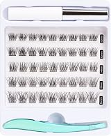 SISILILY Individual Lashes 45 Cluster Lashes C Curl DIY Kit 10-16mm view 2