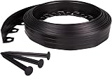 KB Tools Lawn Garden Edging Border 32ft 10m Heavy-Duty Ground Stakes Black view 5