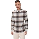 Vince Men's Missoula Plaid French Placket Long Sleeve Shirt