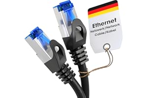 KabelDirekt – Network Cable – 10Gbps, for Maximum Fiber-Optic Internet Speed – 49ft/15m, Available in 1-100ft – Ethernet & LA