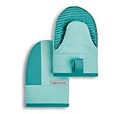 KitchenAid Beacon Two-Tone Non-Slip Mini Oven Mitt