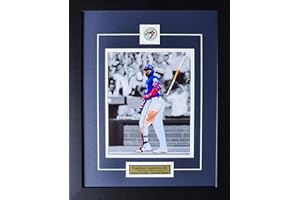 Vladimir Guerrero Jr. Toronto Blue Jays 2025 ALDS Grand Slam Bat Flip Baseball Memorabilia 8x10 Frame (Back Spotlight)