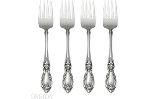 Oneida 2561004B Louisiana Fine Flatware Salad Forks, Set of 4
