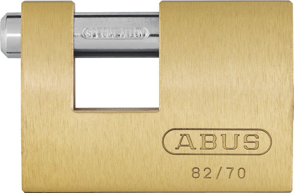 ABUS 11574 Monoblock Brass Shutter Padlock with 8511 Alike Keyed