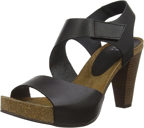 moda in pelle black sandals