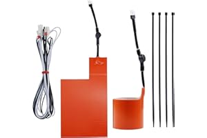 Battery Heater Pad & Oil Filter Heater Kit, Compatible with Generac- Battery Warmer Pad 7101 & Oil Heater Pad 7102,Battery an