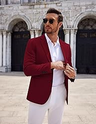COOFANDY Mens Suit Blazer Classic Fit Casual