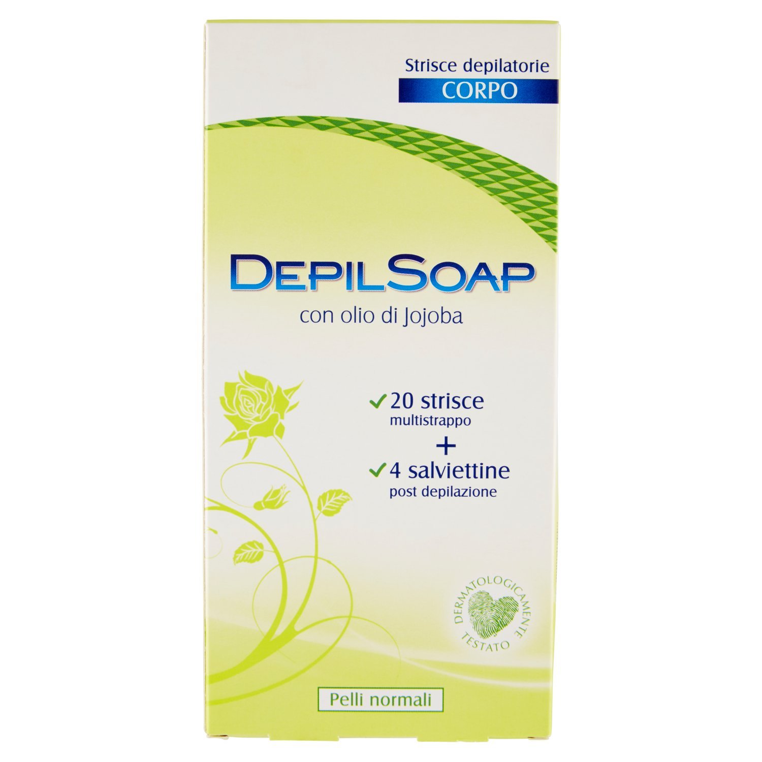 Depilsoap Strips Jojoba Body 0826A03 - (20 Strips + 4 Wipes) — image 1