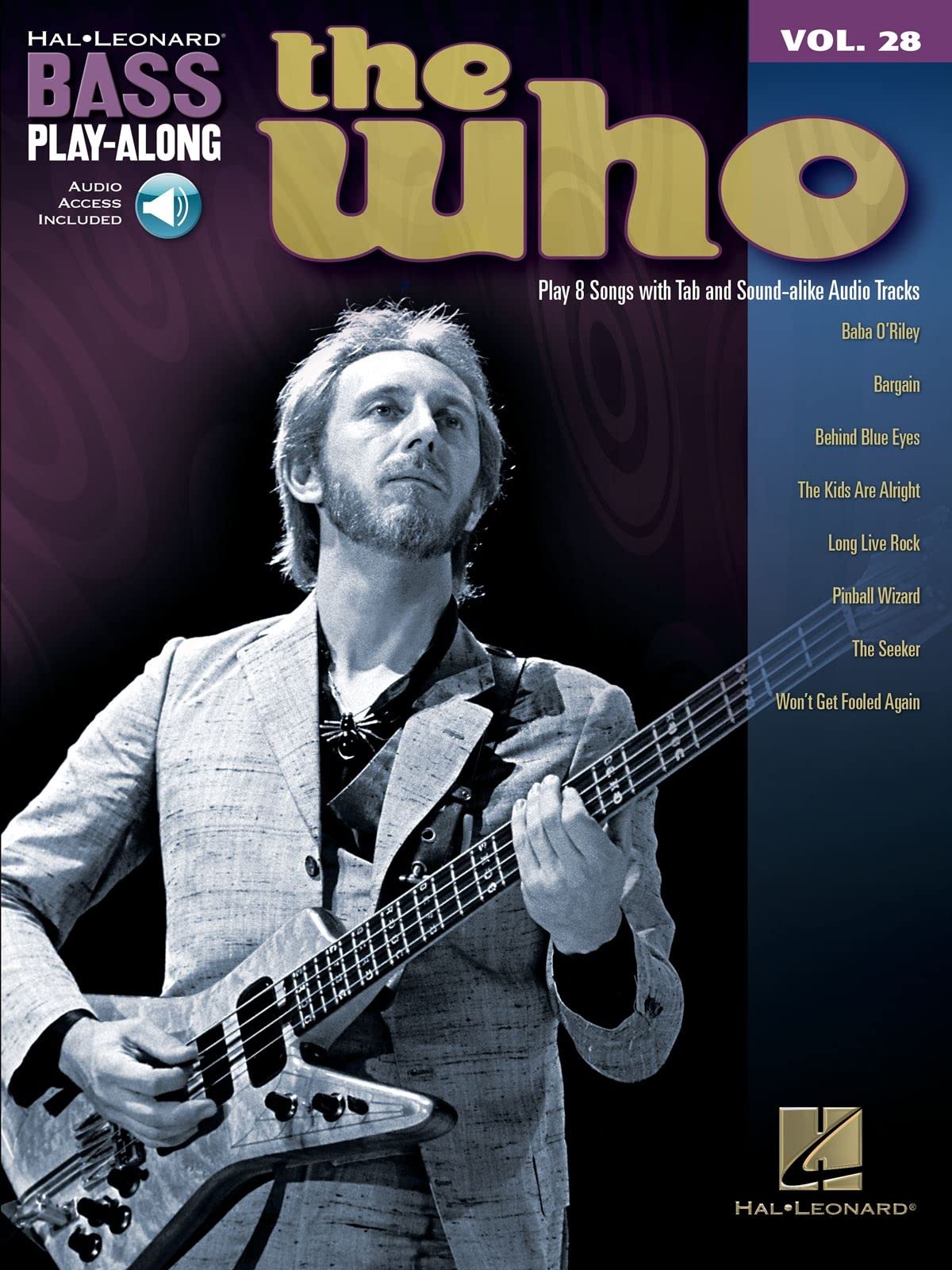 Bass Guitar Play Along Volume 28 The Who Bgtr Tab Bk/Cd (Hal Leonard Bass Play-Along)