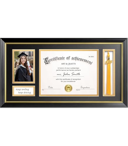 Cadre De Diplôme Université De Caroline De L'Est – 11x14 Pouces – Bois Doré Avec Chevalet