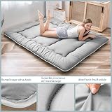 MAXYOYO Japanese Floor Futon Mattress Double Gray Tatami Mat Foldable view 2