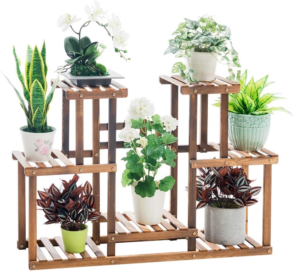 XZ max #Soporte de Flores Soporte de Flores Estante de Madera ...