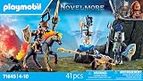Playmobil 71645 Novelmore Armoured Guard with Knights Horse Armour view 4