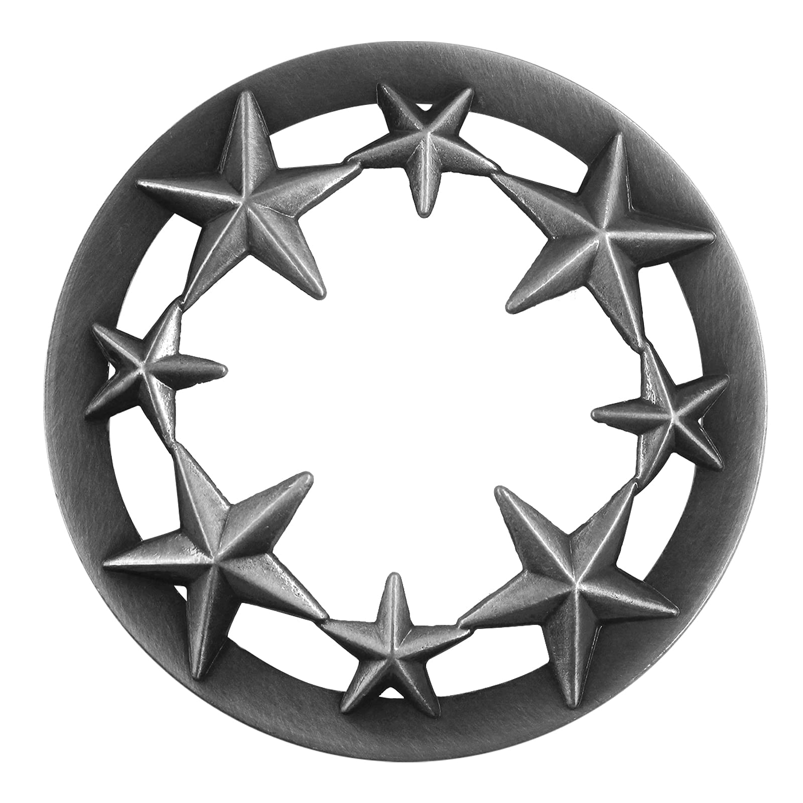 Hion Scented Candle Topper Illuma Lid Jars Cover Shade Sleeves, Help Burn More Evenly, Candle Accessories Decorations Increases Atmosphere Party Gifts for Women(Star Silver)