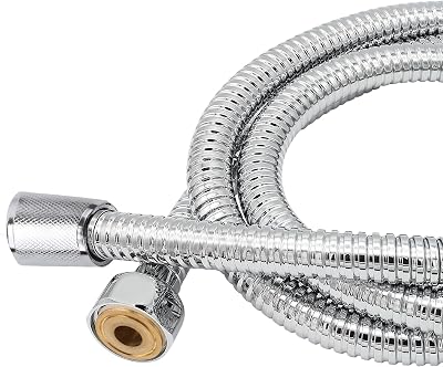 YEAUPE 2M Universal Shower Hose Chrome G1/2 Brass Core Anti-Kink