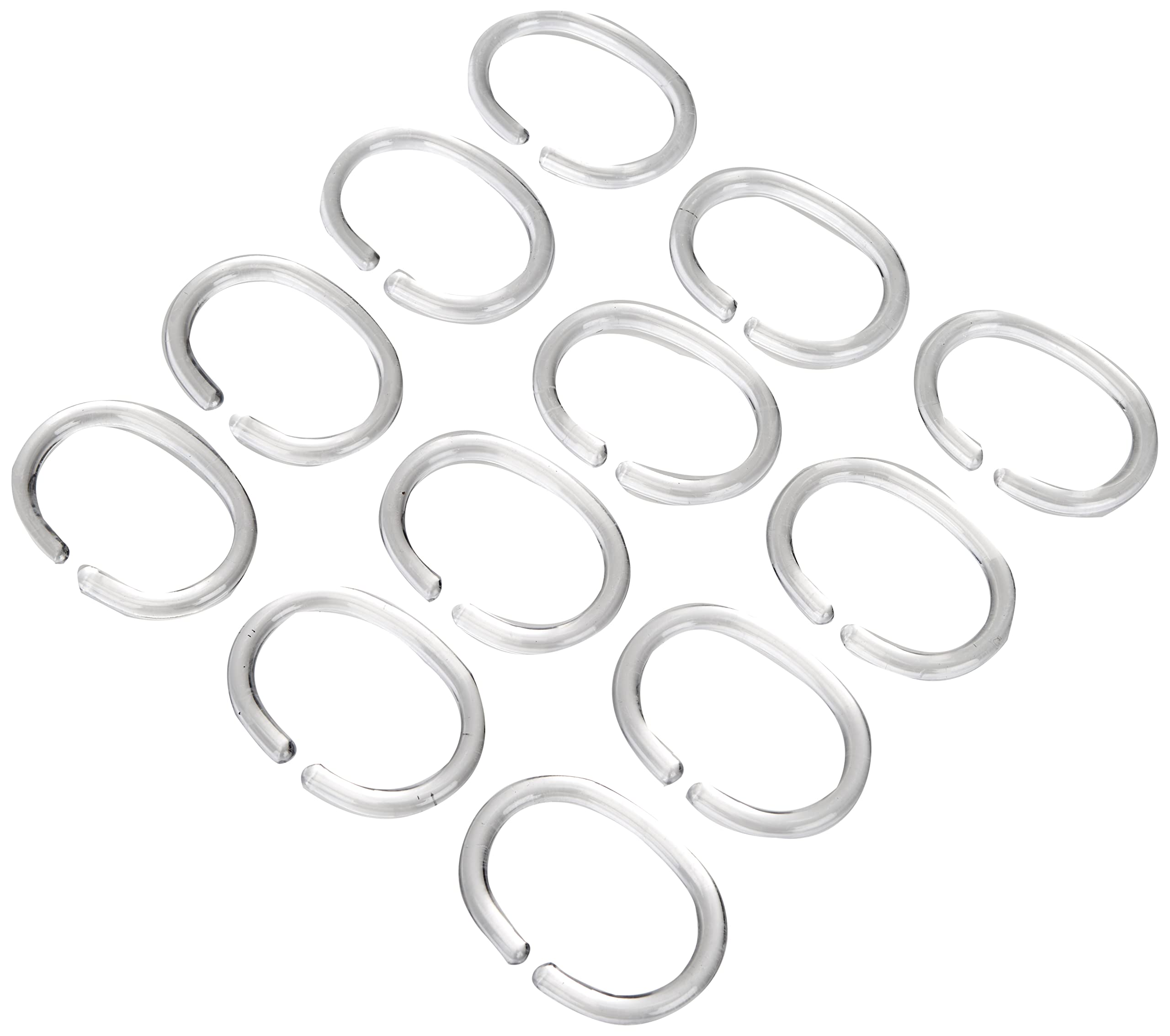 Kleine Wolke Shower Curtain Rings, Transparent, 12-Piece — image 1
