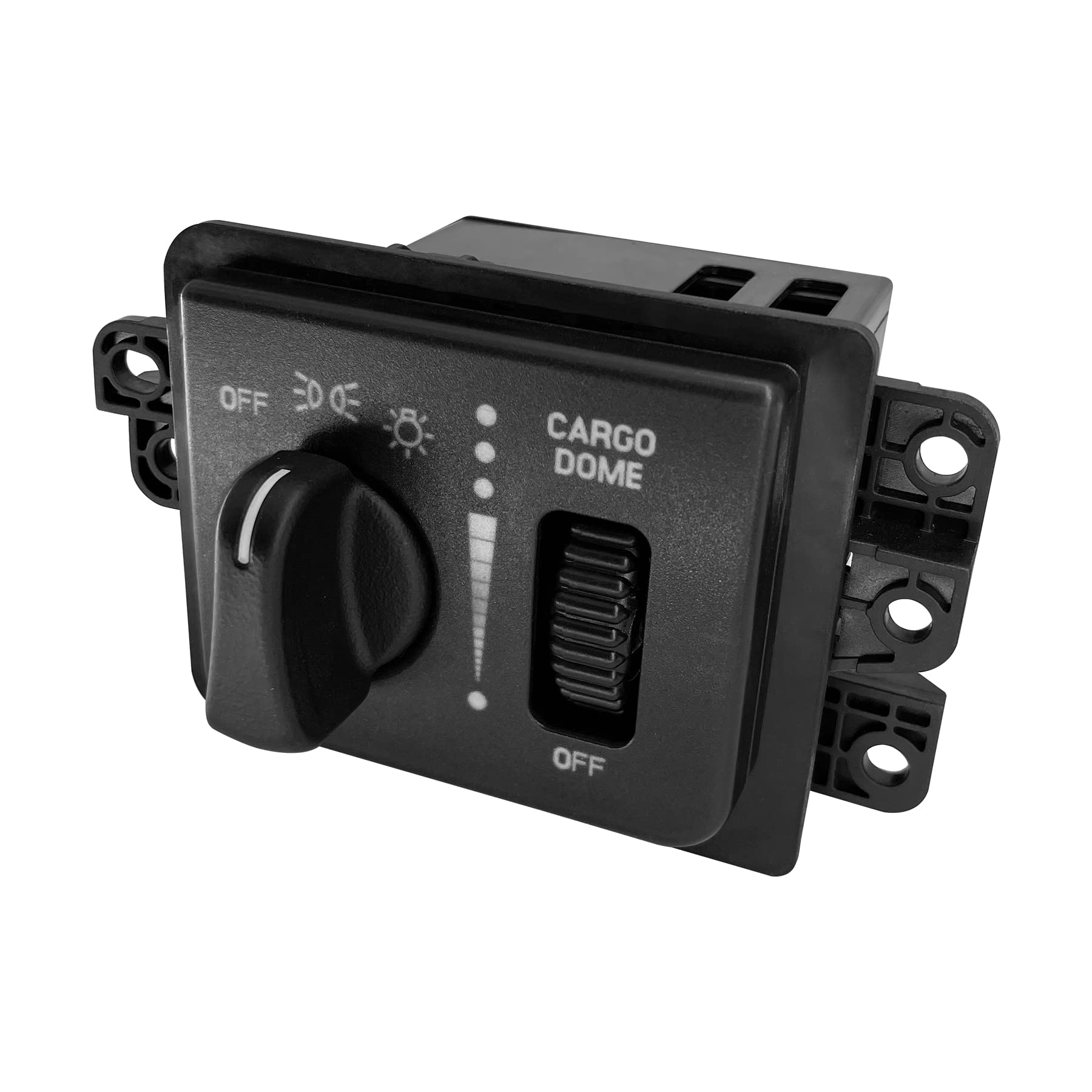 Photo 1 of Headlight Switch Headlamp Dimmer Switch Without Fog Light | Replacement for 2002-2005 Dodge Ram 1500/2500/3500 Truck | Replaces# HLS1111, 56045536AA, 56045536AB