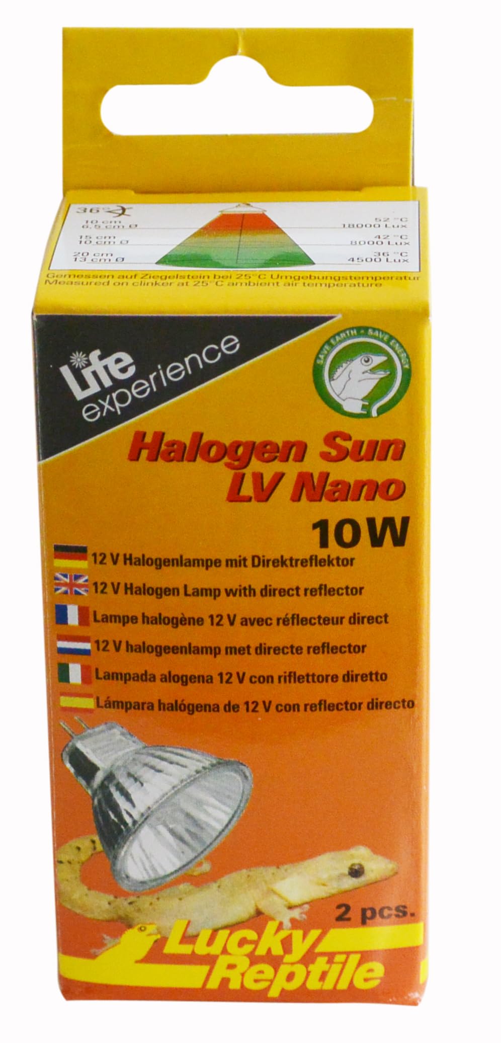 Lucky Reptile HSN-10 Halogen Sun LV Nano Set of 2