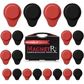 MagnetRX Neodymium Biomagnetic Magnets Kit &ndash; Imanes para Biomagnetismo M&eacute;dico &ndash; Dr Goiz Magnet for Biomagnetism Bio Magnet Pair &ndash; Silicone Covered Round 12,200-13,200 Gauss Magnets (20 Mixed Units)