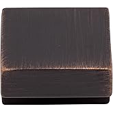 Top Knobs M1588 Nouveau III Collection 5/8" Square Knob, Tuscan Bronze