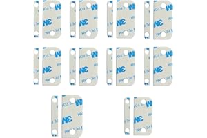 ONTEN Replacement Adhesive for Ring Alarm Contact Sensors & Magnets (2nd Gen) – Double-Sided Mounting Tape for Secure Installation, Pack of 10 Sensor Pads & 10 Magnet Pads, Pre-Cut, No Cutting Needed