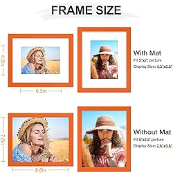 Vittanly 8x10 Picture Frame, Display Pictures 5x7