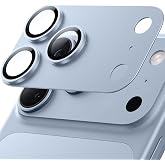 Hoerrye for iPhone 18 Pro Max Camera Lens Protector - Matte Alloy, HD Clear | Military-Grade Protection, Metal Frame 9H+ Tempered Glass Cover, Case-Friendly, Strong Adhesion, Full Lens Coverage, Glacier