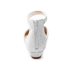 Cusolemore Sliver Flat Shoes for Women with Ankle